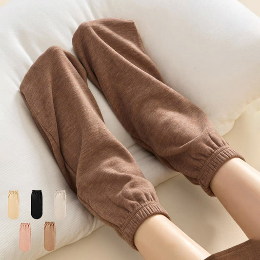 Plus Size Skin Friendly Bedtime Quarter Socks - image 0