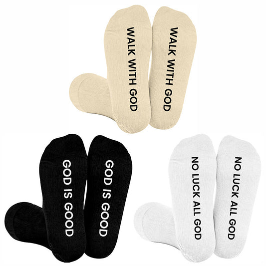 Plus Size Walk With God Compression Socks(3 Pairs) - image 0