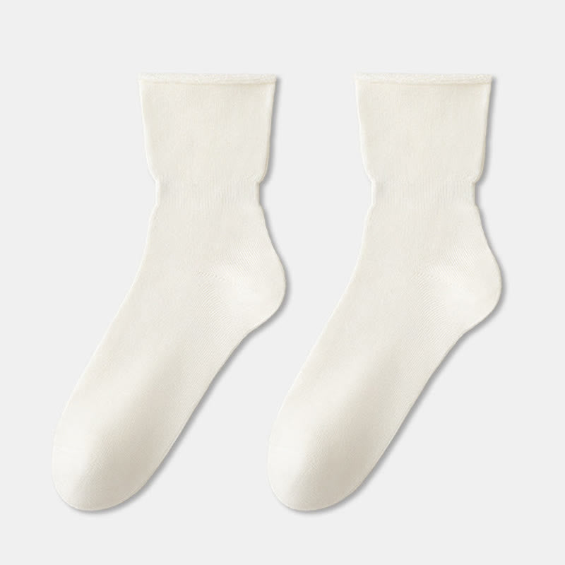 Skin Friendly Sleep Socks(2 Pairs) - White - EU36-45(US3-11) - image 14