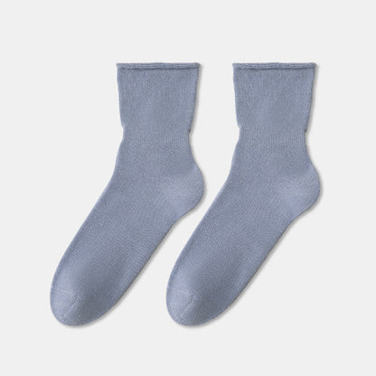 Skin Friendly Sleep Socks(2 Pairs) - Light Blue - EU36-45(US3-11) - image 18