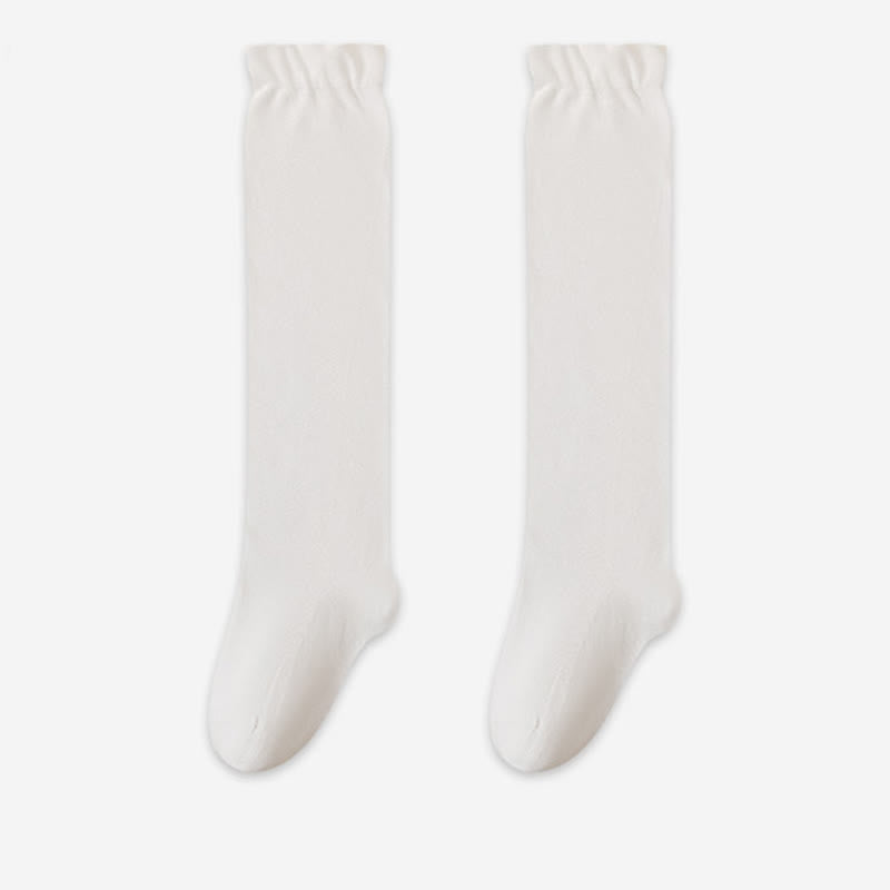 Breathable Soft Knee High Sleep Socks(3 Pairs) - White - EU36-39(US3-6) - image 12