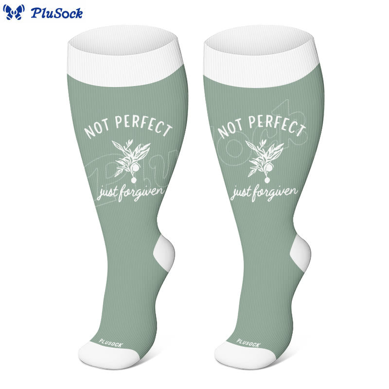 Plus Size Scripture Faith Compression Socks(3 Pairs) - image 2