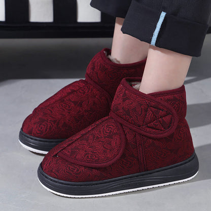 Plus Size Floral Print Slippers - image 4