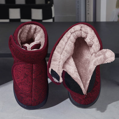 Plus Size Floral Print Slippers - image 7