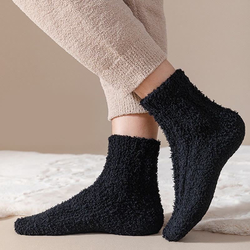 Solid Color Sleep Socks - image 8