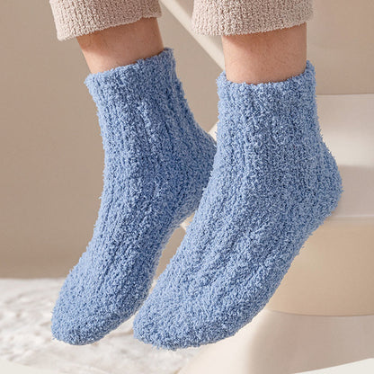 Solid Color Sleep Socks - image 14