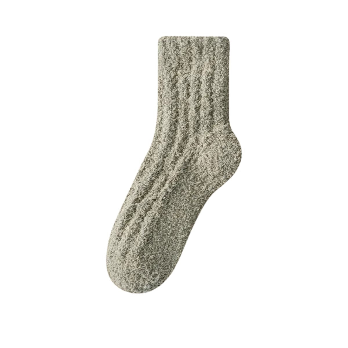 Solid Color Sleep Socks - Green - EU43-48(US9-13) - image 22