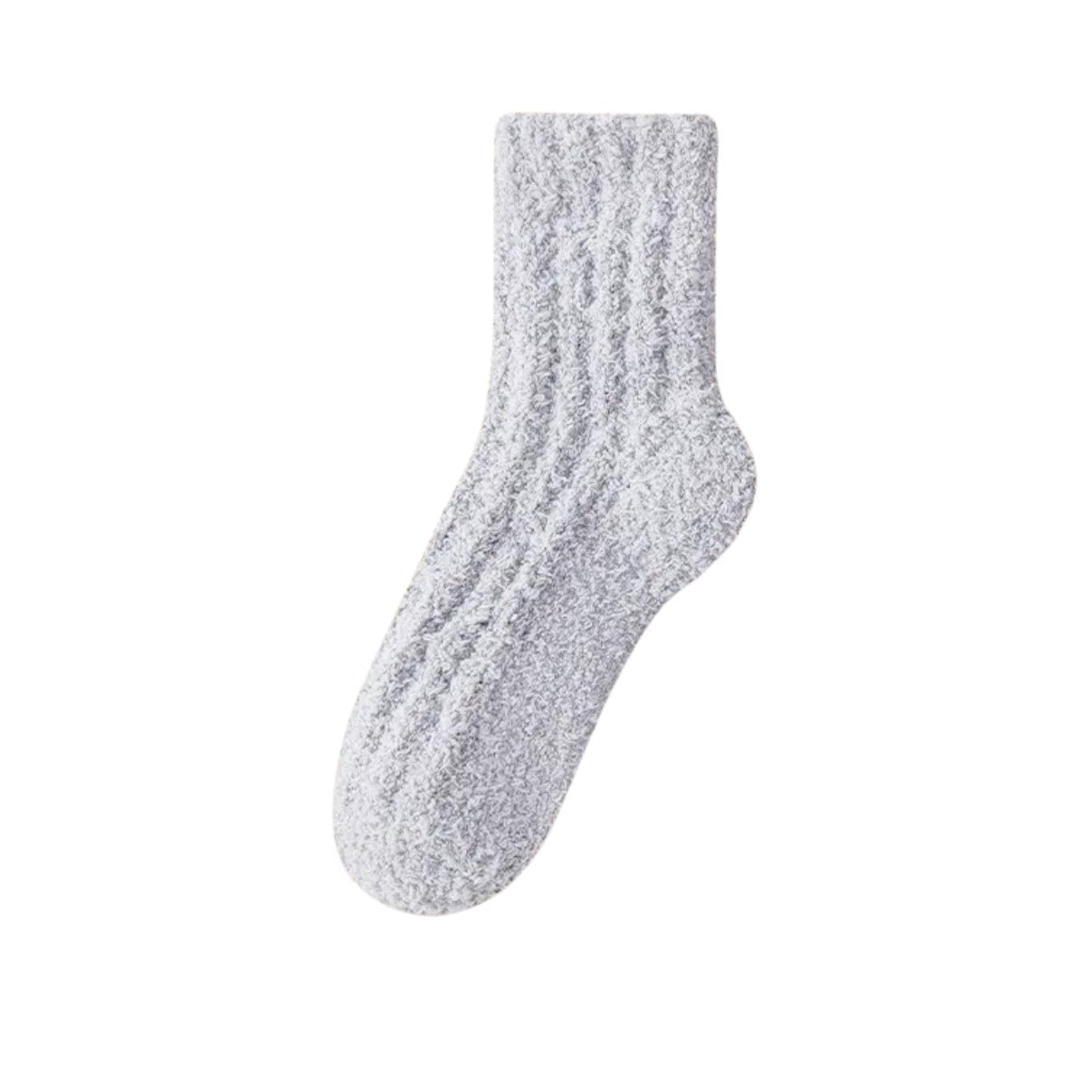 Solid Color Sleep Socks - Light Blue - EU43-48(US9-13) - image 19