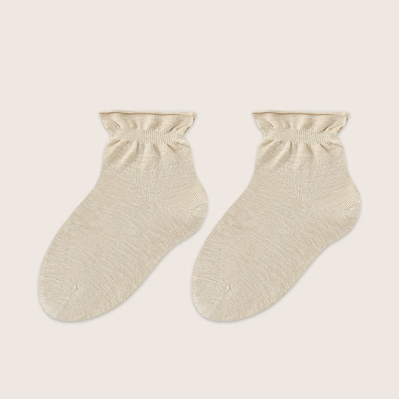 All Night Comfort Sleep Socks(5 Pairs) - Apricot - EU36-39(US3-6) - image 12
