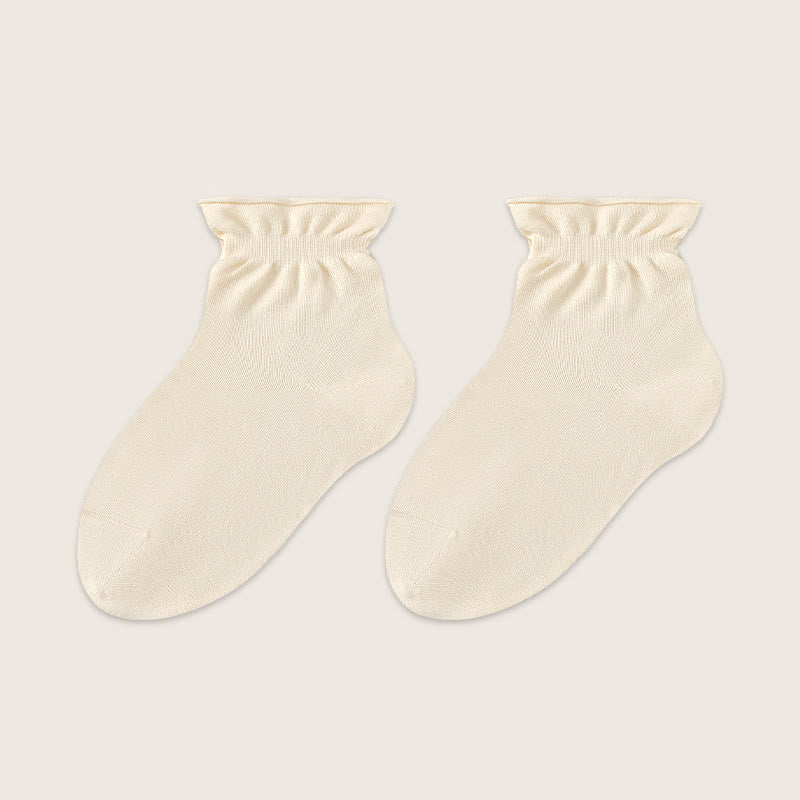 All Night Comfort Sleep Socks(5 Pairs) - Beige - EU36-39(US3-6) - image 14