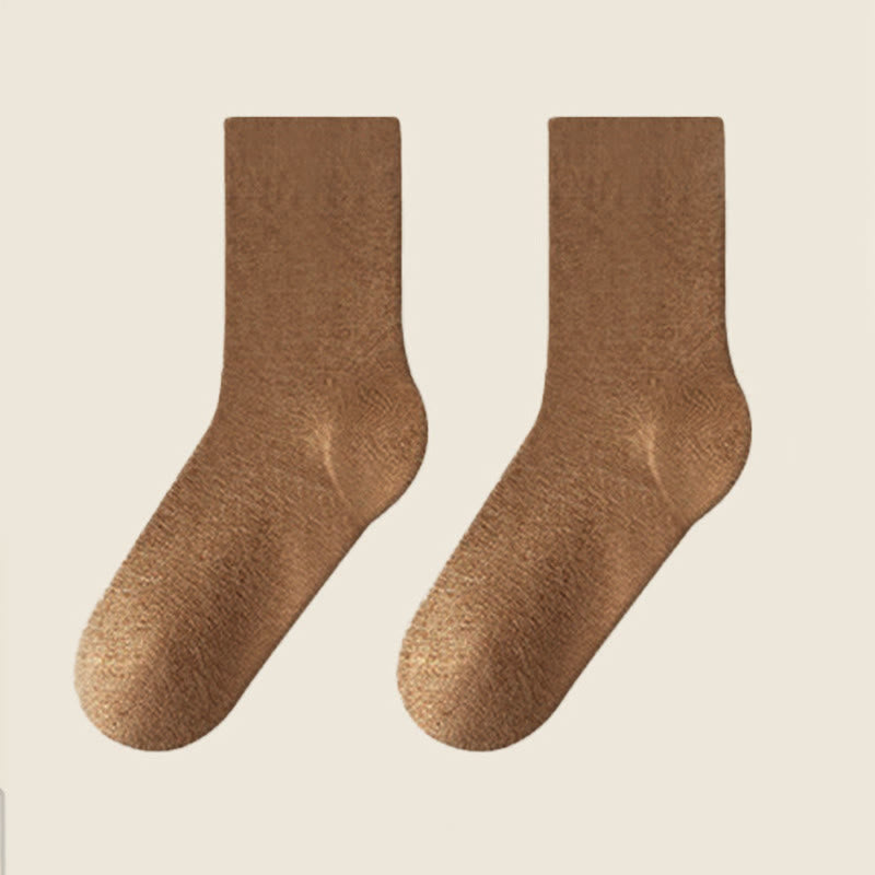Soft Essential Oils Gel Heel Care Sleep Socks(3 Pairs) - Coffee - EU38-44(US5-10) - image 12