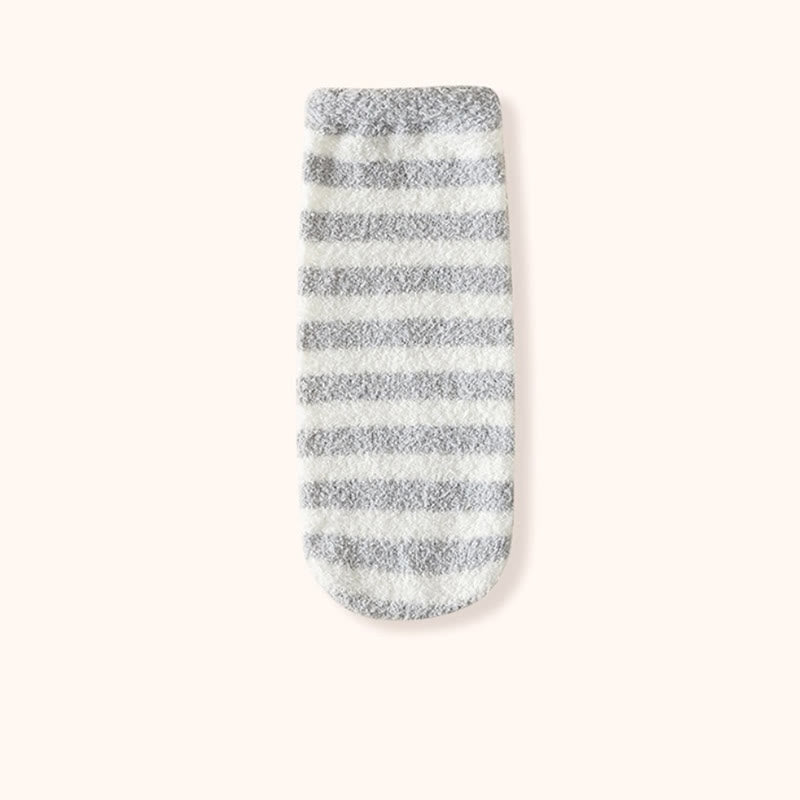 Wide stripes Sleep Socks(3 Pairs) - Grey - EU36-42(US3-8.5) - image 12