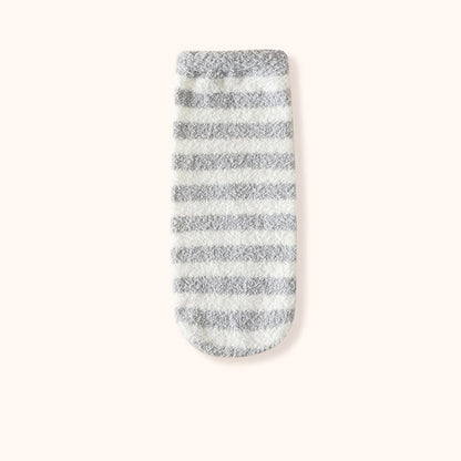 Wide stripes Sleep Socks(3 Pairs) - Grey - EU36-42(US3-8.5) - image 12