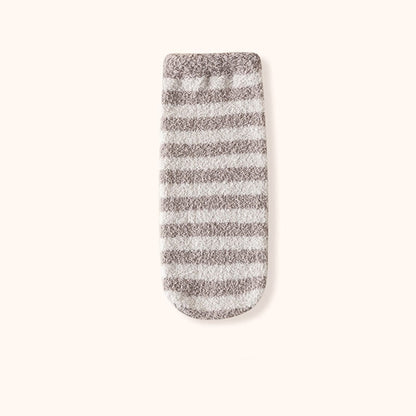 Wide stripes Sleep Socks(3 Pairs) - Coffee - EU36-42(US3-8.5) - image 15