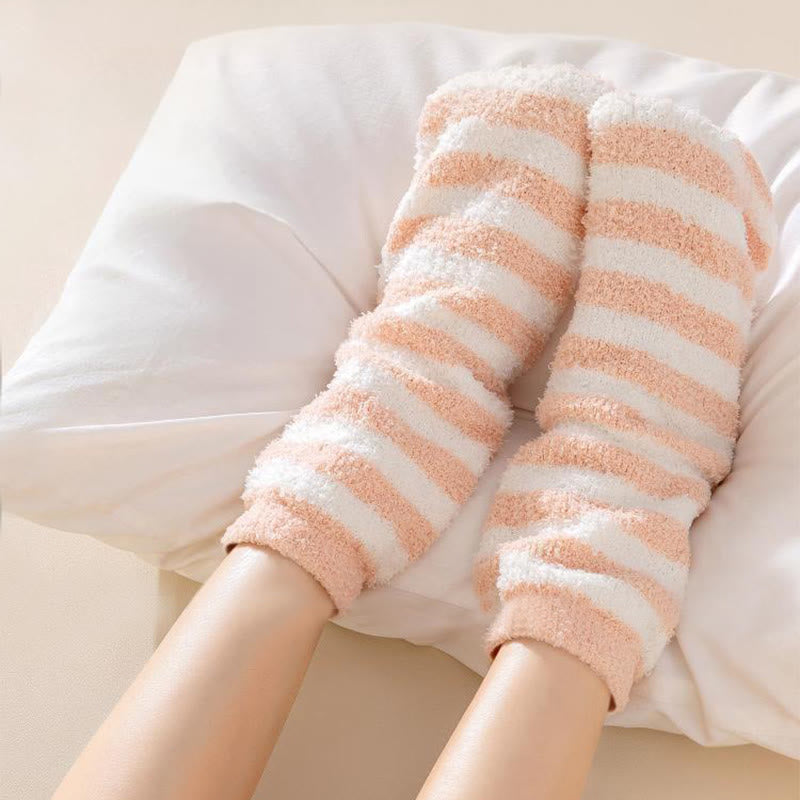 Wide stripes Sleep Socks(3 Pairs) - image 8