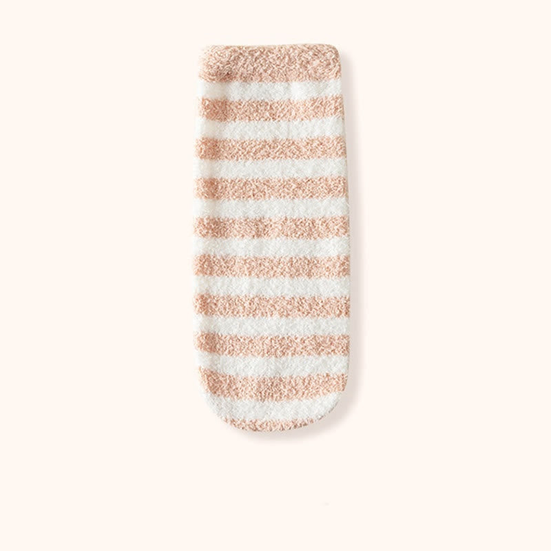 Wide stripes Sleep Socks(3 Pairs) - Pink - EU36-42(US3-8.5) - image 16
