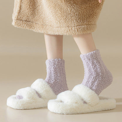 Coral fleece Winter Sleep Socks(7 Pairs) - image 12