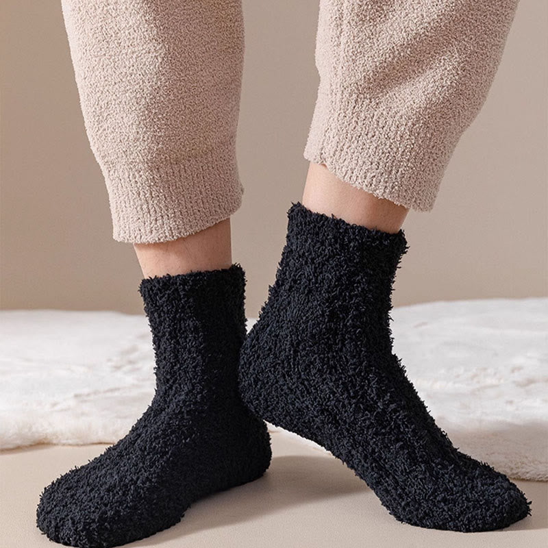 Coral fleece Winter Sleep Socks(7 Pairs) - image 9