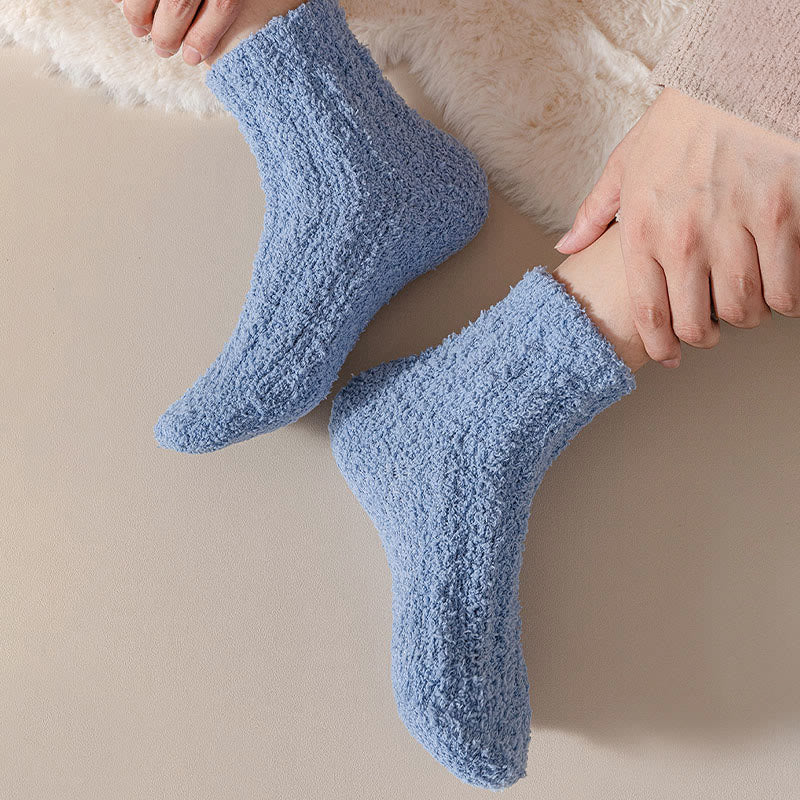Coral fleece Winter Sleep Socks(7 Pairs) - image 14