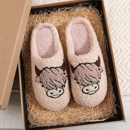 Plus Size Bull Head Slippers - image 0