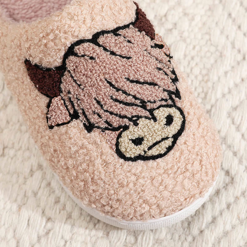 Plus Size Bull Head Slippers - image 1