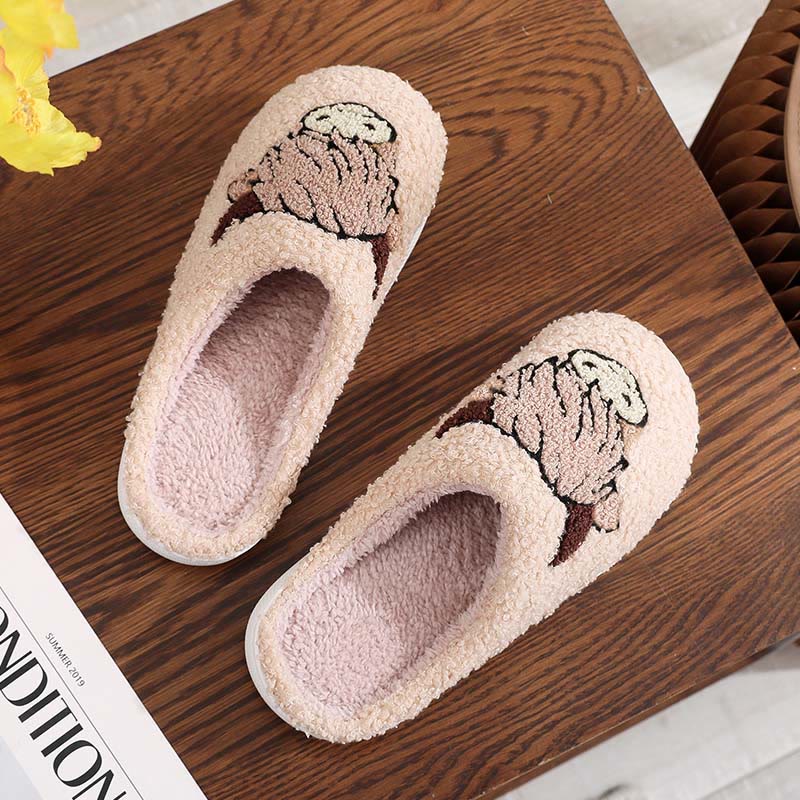 Plus Size Bull Head Slippers - Khaki - EU44-45(US10-11) - image 6