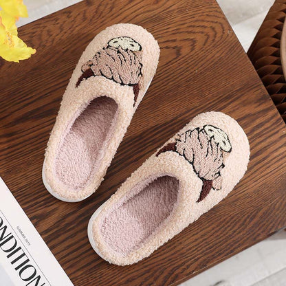 Plus Size Bull Head Slippers - Khaki - EU44-45(US10-11) - image 6