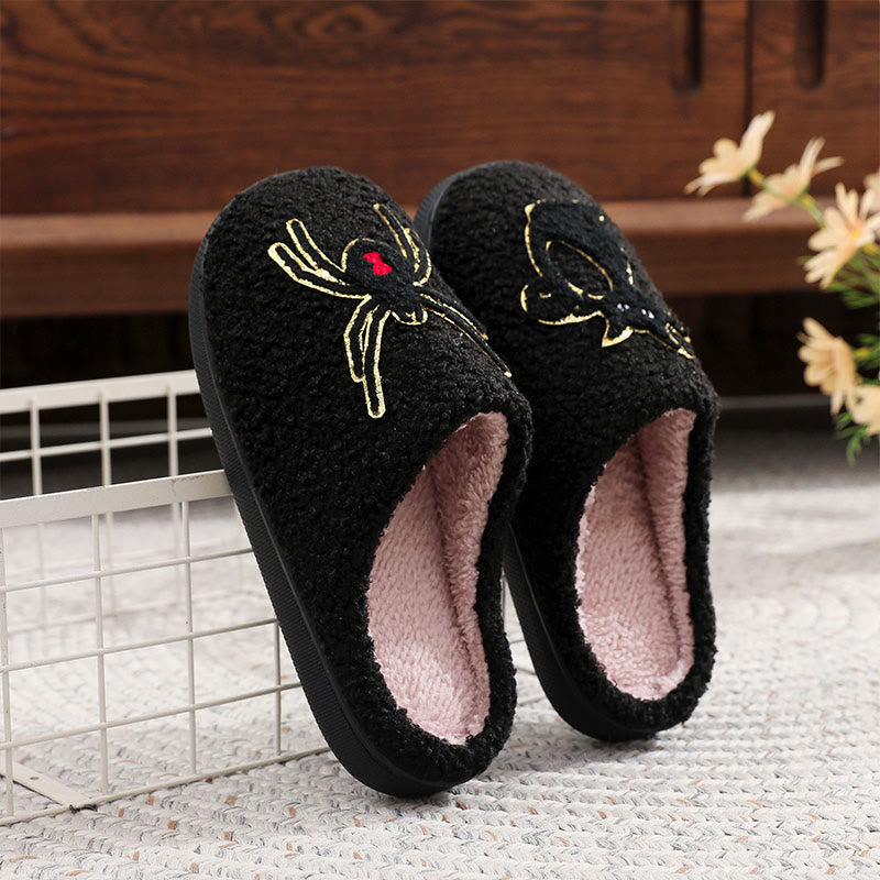 Plus Size Spider Black Cat Slippers - image 4