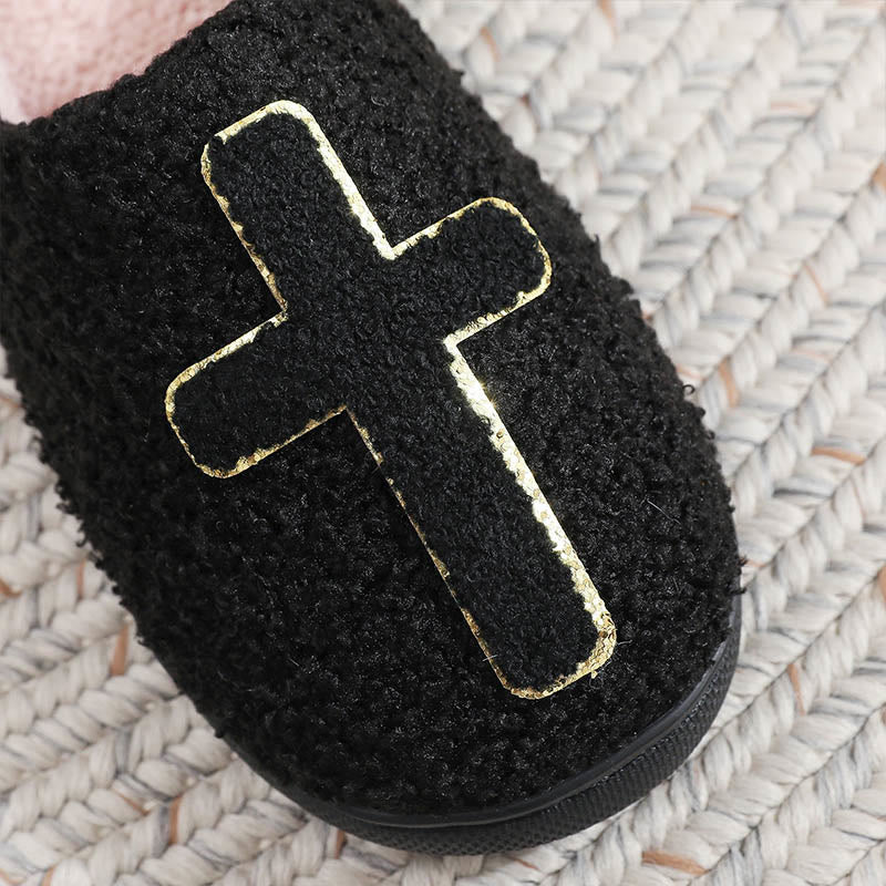 Plus Size Skull Crossbones Slippers - image 2