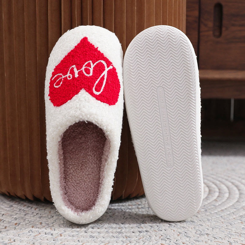 Plus Size Love Heart Slippers - image 2