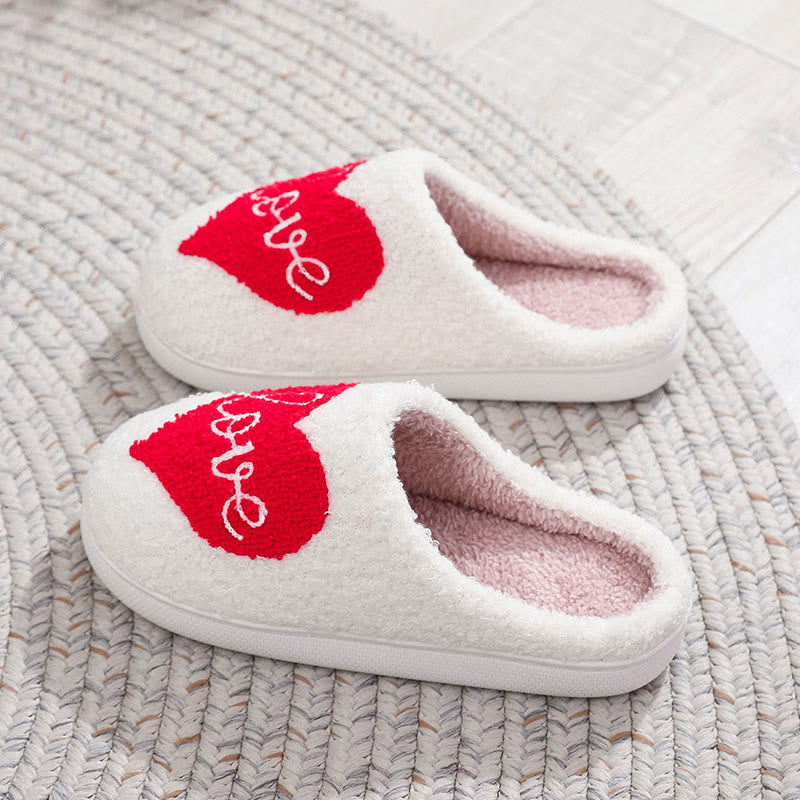 Plus Size Love Heart Slippers - image 1