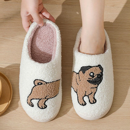 Plus Size Pug Slippers - image 0