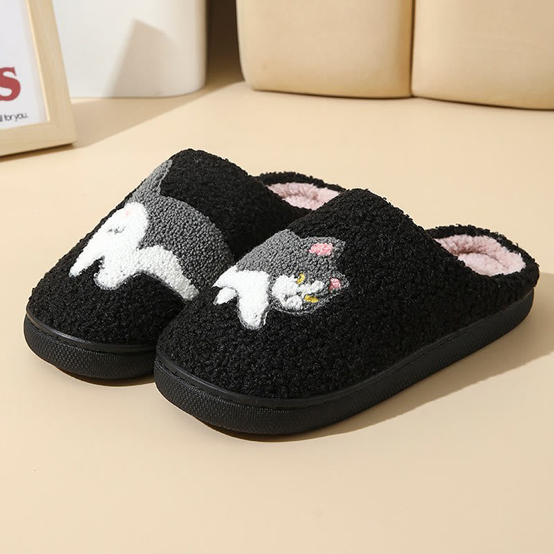 Plus Size Cow Cat Slippers - image 7