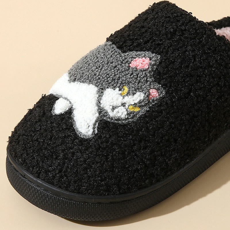 Plus Size Cow Cat Slippers - image 2