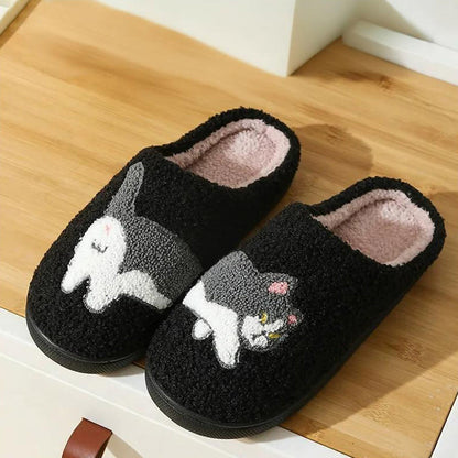 Plus Size Cow Cat Slippers - image 8