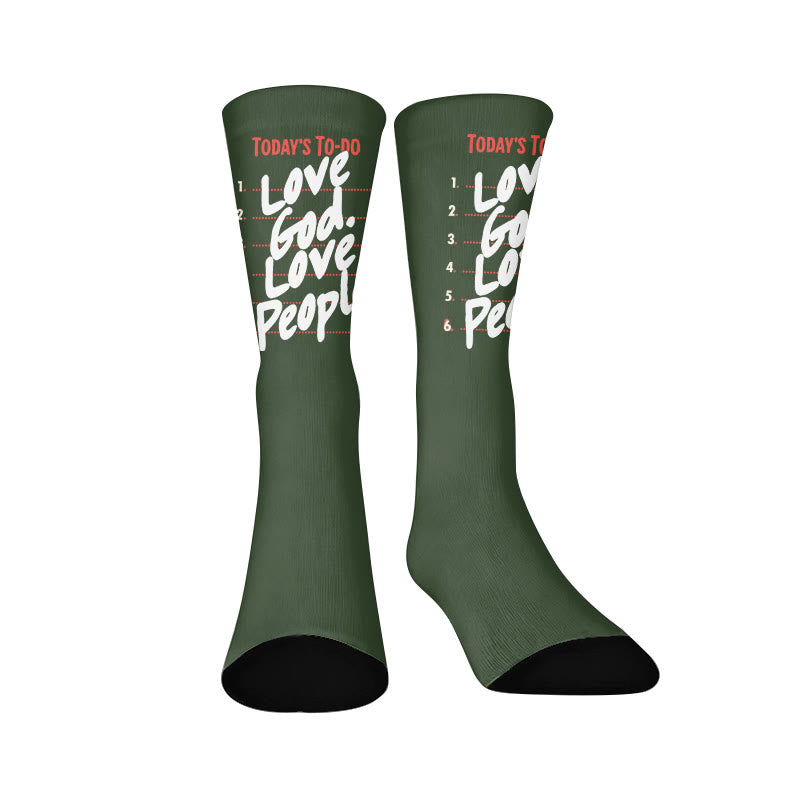 Thank You Jesus Quarter Socks - Green(1 Pair) - EU37-44(US4-10) - image 9
