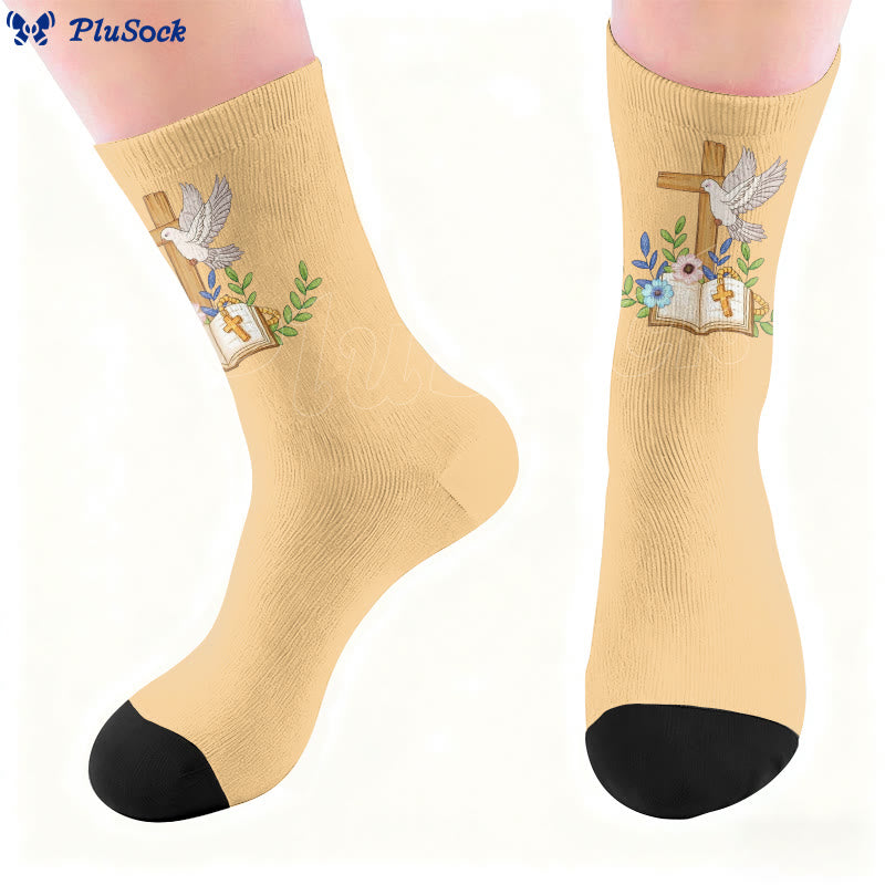 Cross Pigeon Quarter Socks - image 7