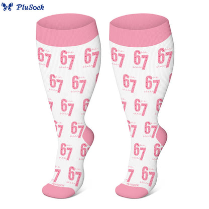 Plus Size 67 Compression Socks(3 Pairs) - image 3