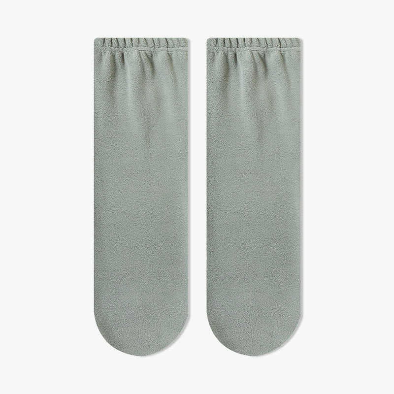 Plush Loop Knee High Sleep Socks - Green - EU36-40(US3-7) - image 6