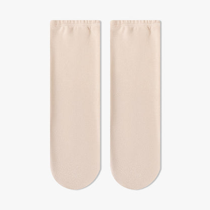 Plush Loop Knee High Sleep Socks - Nude - EU36-40(US3-7) - image 8