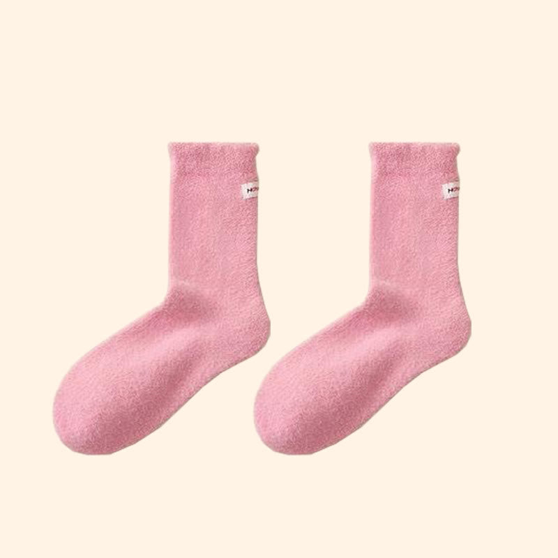 Flexible Soft Sleep Socks(3 Pairs) - Pink - EU36-43(US3-9) - image 13