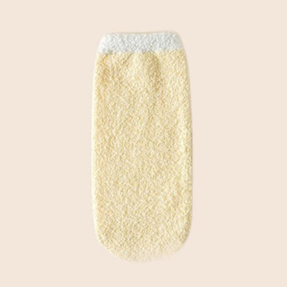 Smooth Cozy Sleep Socks(3 Pairs) - Light Yellow - EU36-43(US3-9) - image 12