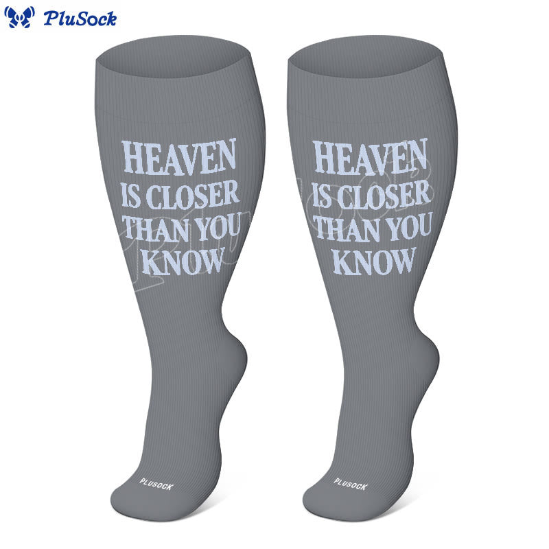 Plus Size Scripture Hope Compression Socks(3 Pairs) - image 2