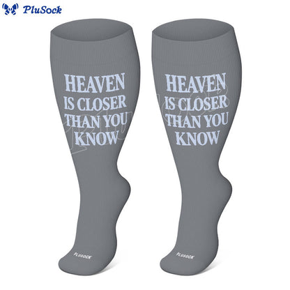 Plus Size Scripture Hope Compression Socks(3 Pairs) - image 2