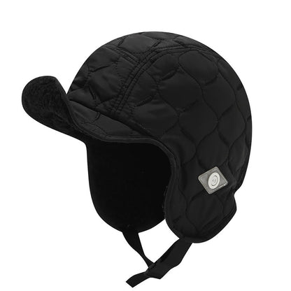 Earflap Hat Reversible Design Hat - Black - One Size - image 4