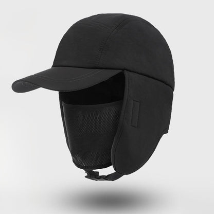 Water Repellent Sporty Style Hat - Black - One Size - image 1