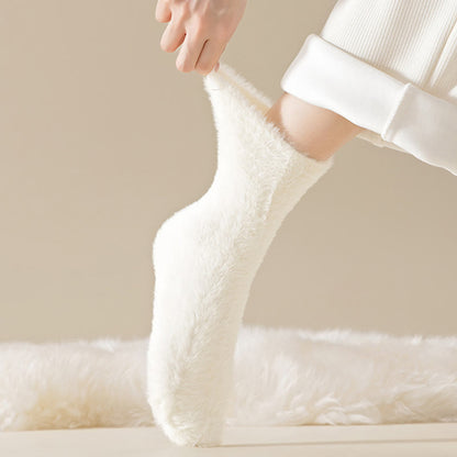 Solid Colors Versatile Style Sleep Socks(3 Pairs) - image 2