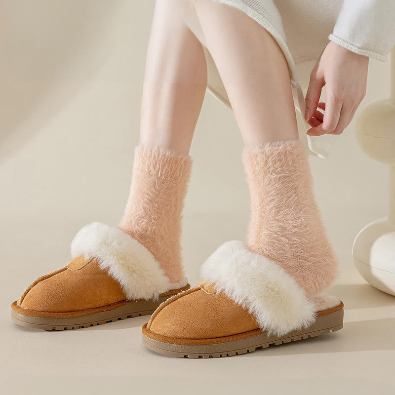 Solid Colors Versatile Style Sleep Socks(3 Pairs) - image 10