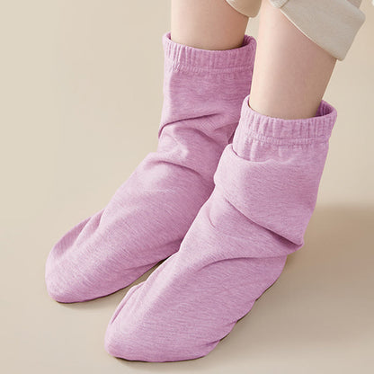 Skin Friendly Reinforced Design Sleep Socks - Purple - EU36-44(US3-10) - image 8