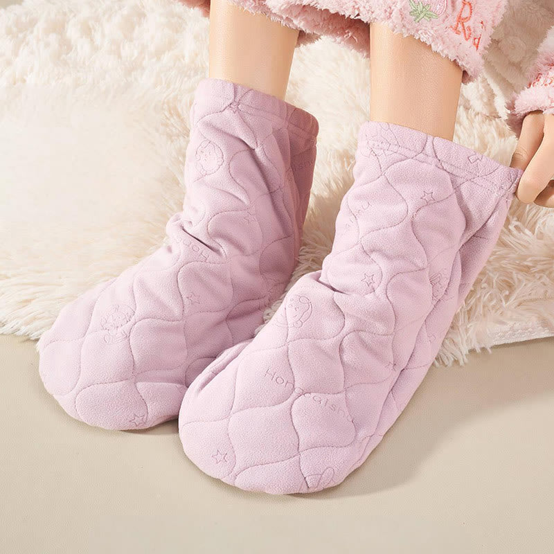 Smooth Toe Seams Sleep Socks(3 Pairs) - image 10